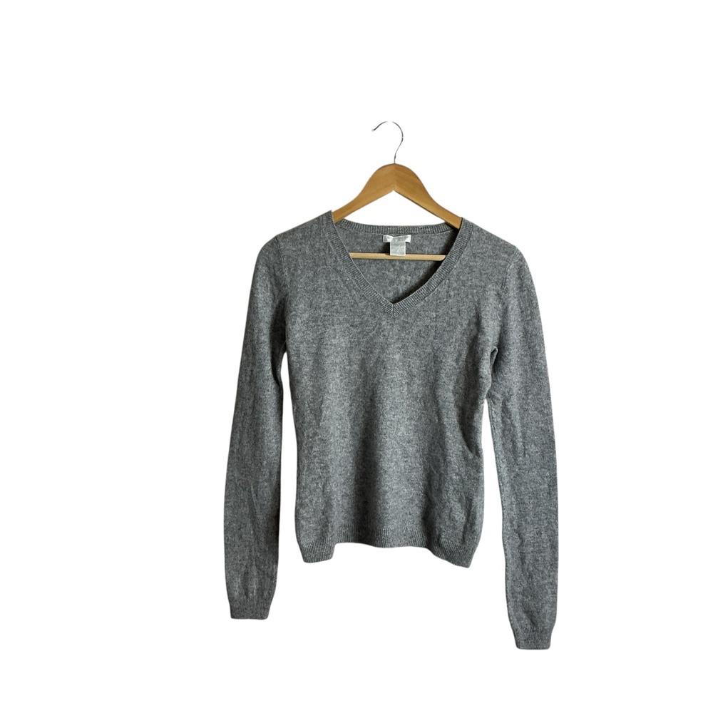 Worthington Women's Small Gray Cashmere Ultrasoft Classic Timeless Layering